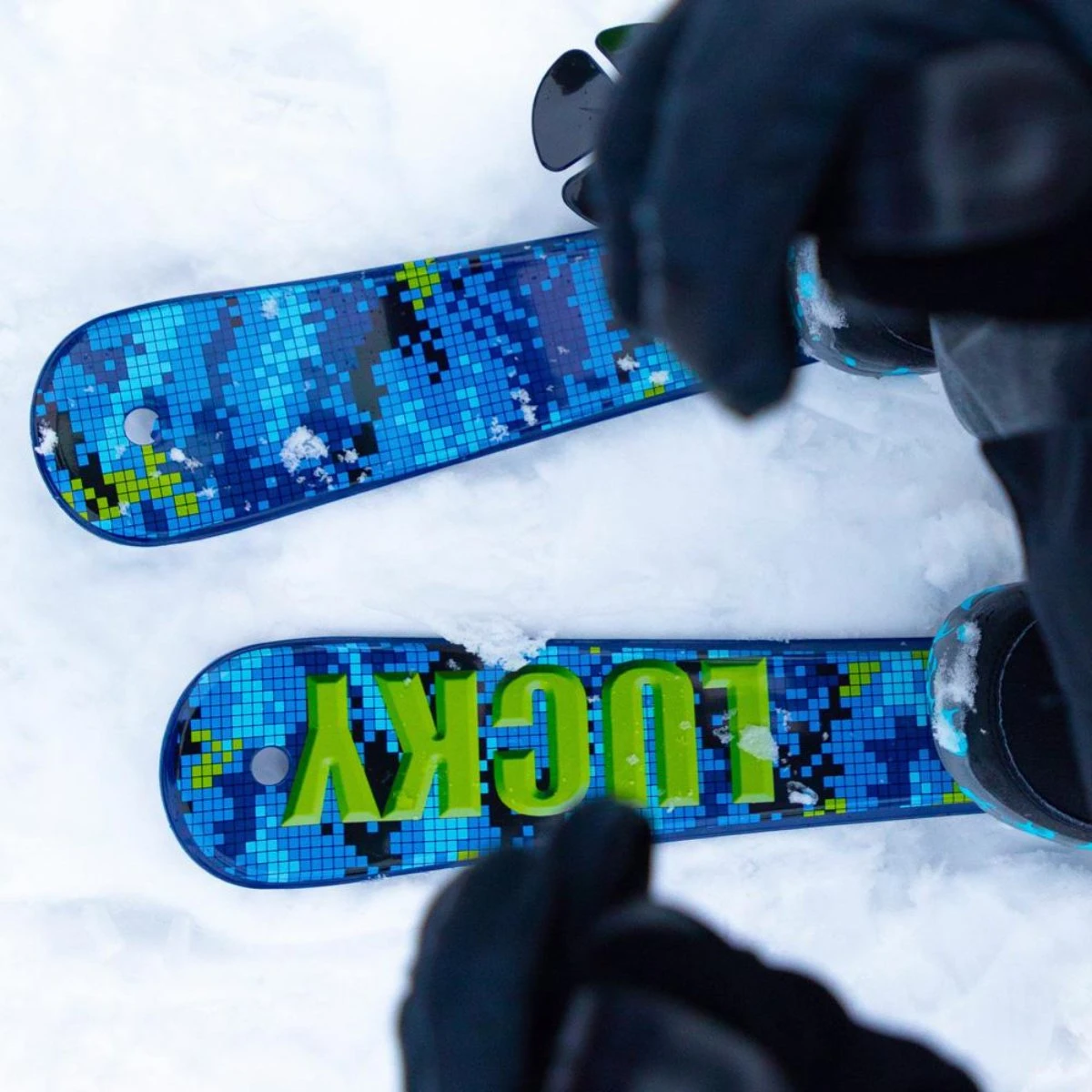 Lucky Bums Beginner Skis + Poles Toddler 4 Lucky Bums Beginner Skis + Poles Toddler - Image 4