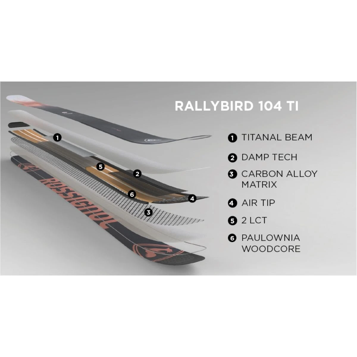Rossignol Rallybird 104 Ti Skis Womens 5 Rossignol Rallybird 104 Ti Skis Womens - Image 5