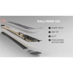 Rossignol Rallybird 102 Skis Womens 7 Rossignol Rallybird 102 Skis Womens -Ski Discount Store 1041015 000 5