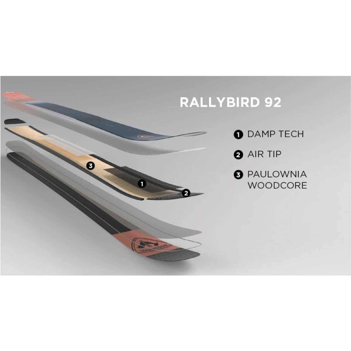Rossignol Rallybird 92 Skis Womens 5 Rossignol Rallybird 92 Skis Womens - Image 5