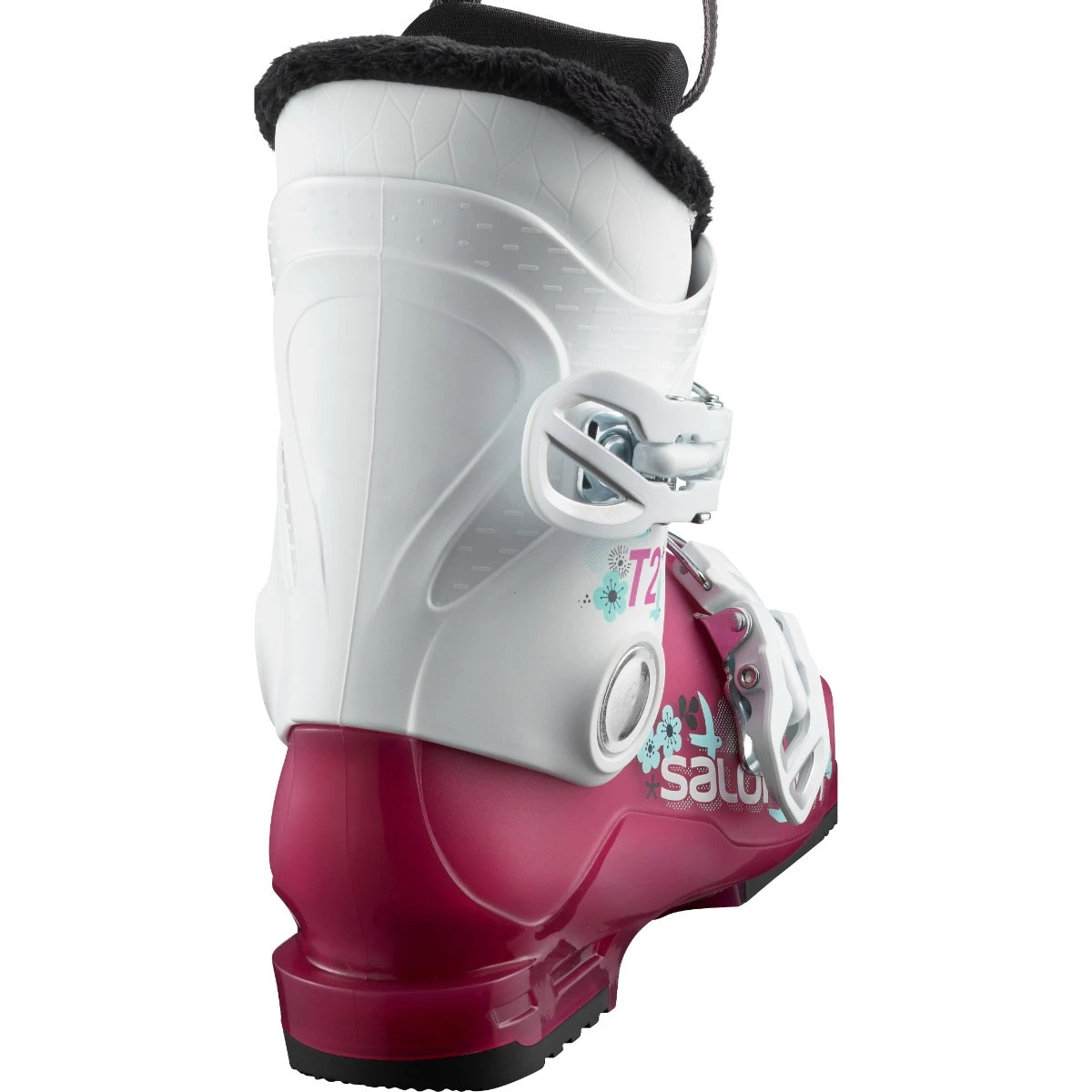 Salomon T2 RT Girly Ski Boots Kids Girls 2 Salomon T2 RT Girly Ski Boots Kids Girls - Image 2