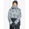 Quiksilver Mission Printed Block Snow Jacket Kids Boys