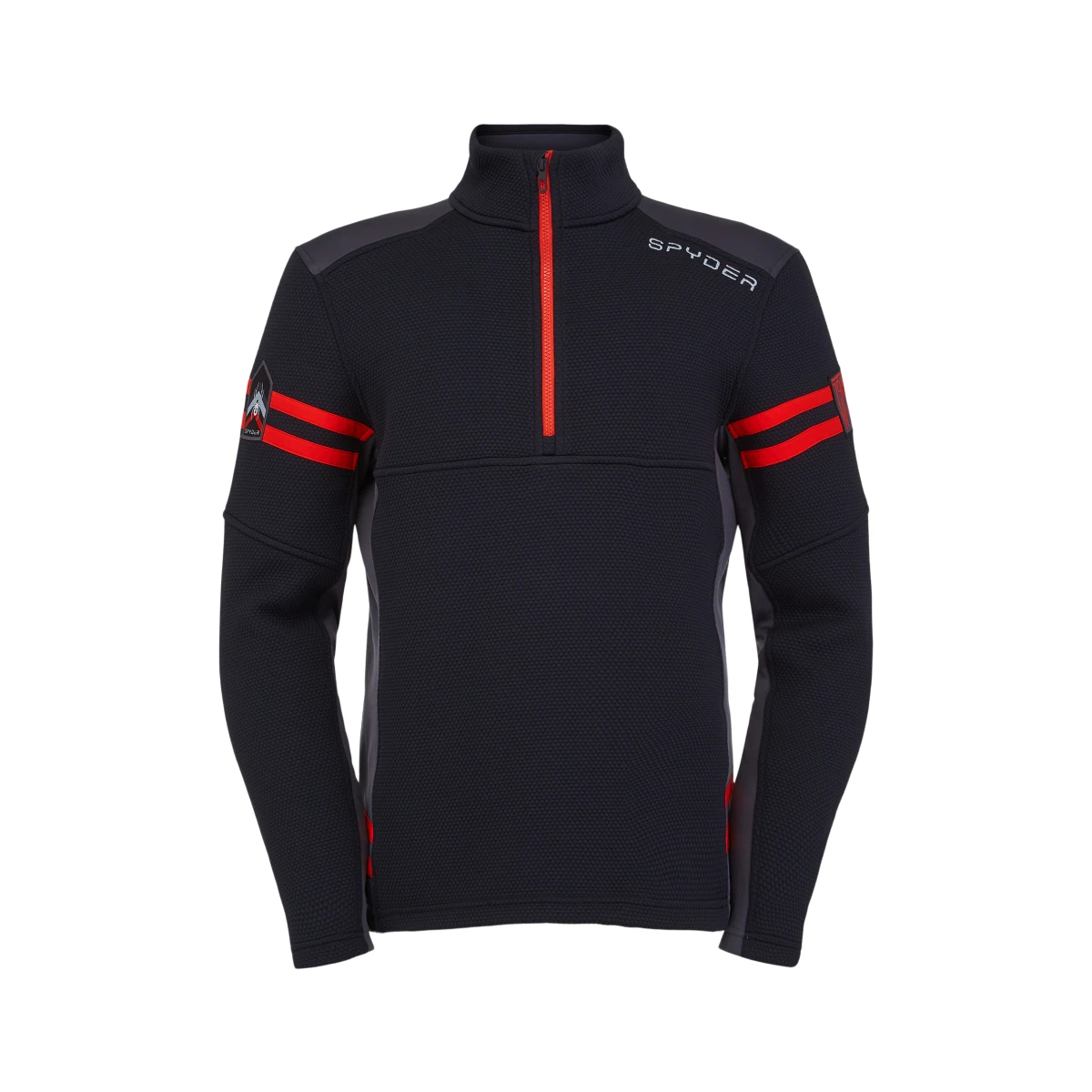 Spyder Wengen Half-Zip Fleece Mid-Layer Mens 1 Spyder Wengen Half-Zip Fleece Mid-Layer Mens