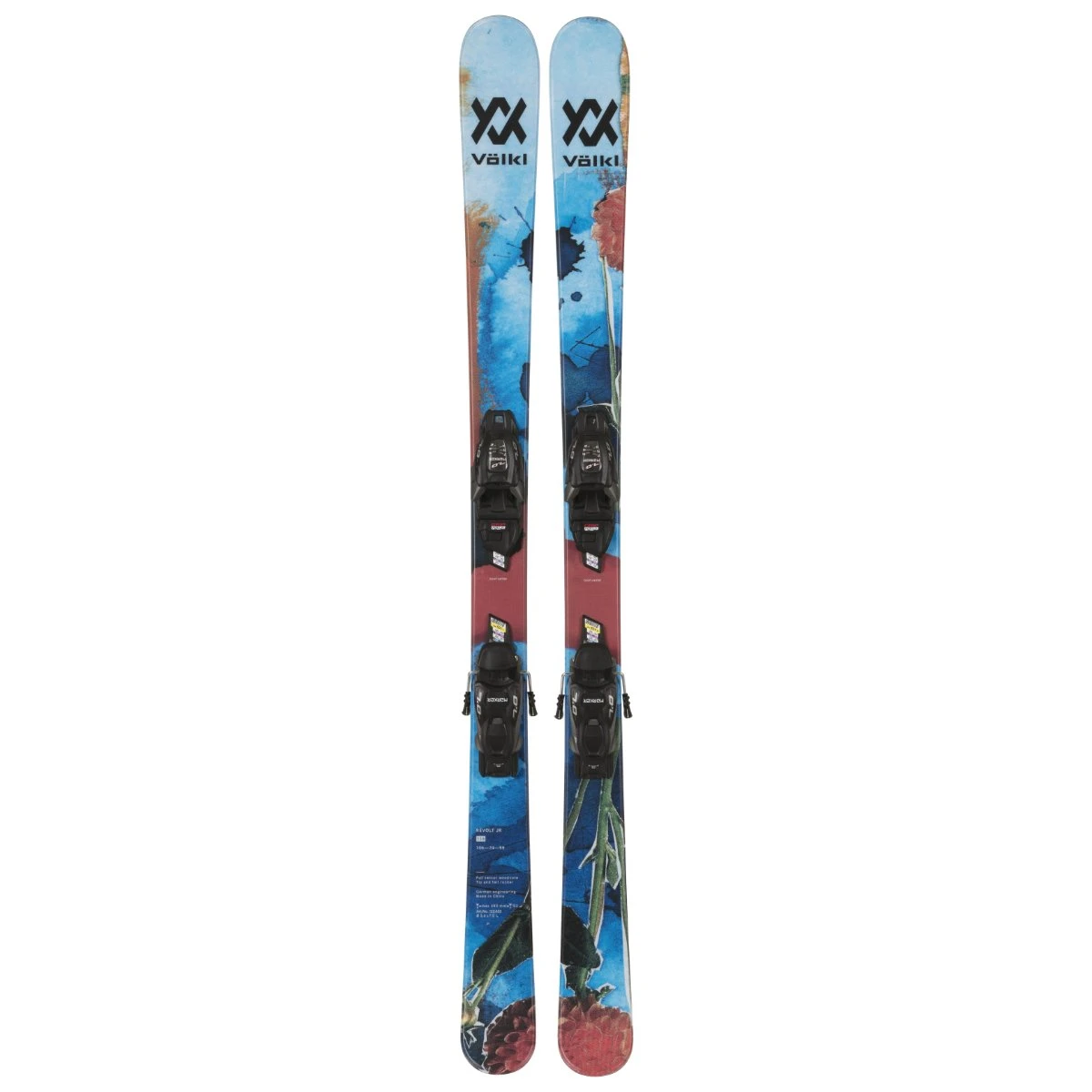 Volkl Revolt Jr Skis + VMotion 4.5 GW Bindings Kids 1 Volkl Revolt Jr Skis + VMotion 4.5 GW Bindings Kids
