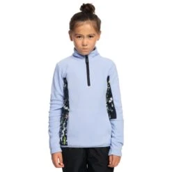 Roxy Sayna Half-Zip Fleece Pullover Girls 6 Roxy Sayna Half-Zip Fleece Pullover Girls -Ski Discount Store 8102672 320 3