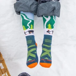 Darn Tough Pow Cow Snow Sock Kids -Ski Discount Store 8105184 330 03