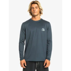 Quiksilver Heritage Heather Long-Sleeve Surf Tee Mens -Ski Discount Store 8105721 040 3